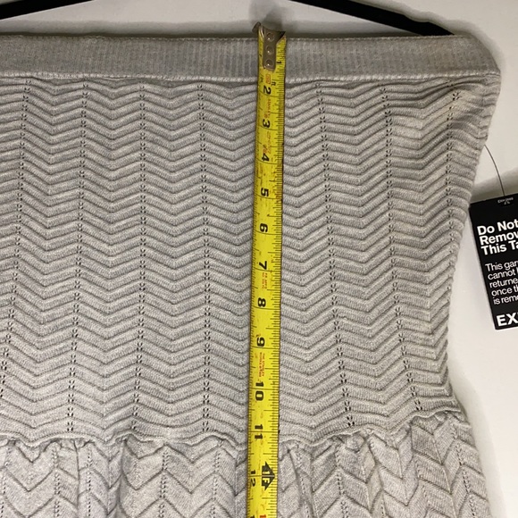 BNWT Express strapless gray sweater dress size M - Picture 5 of 7